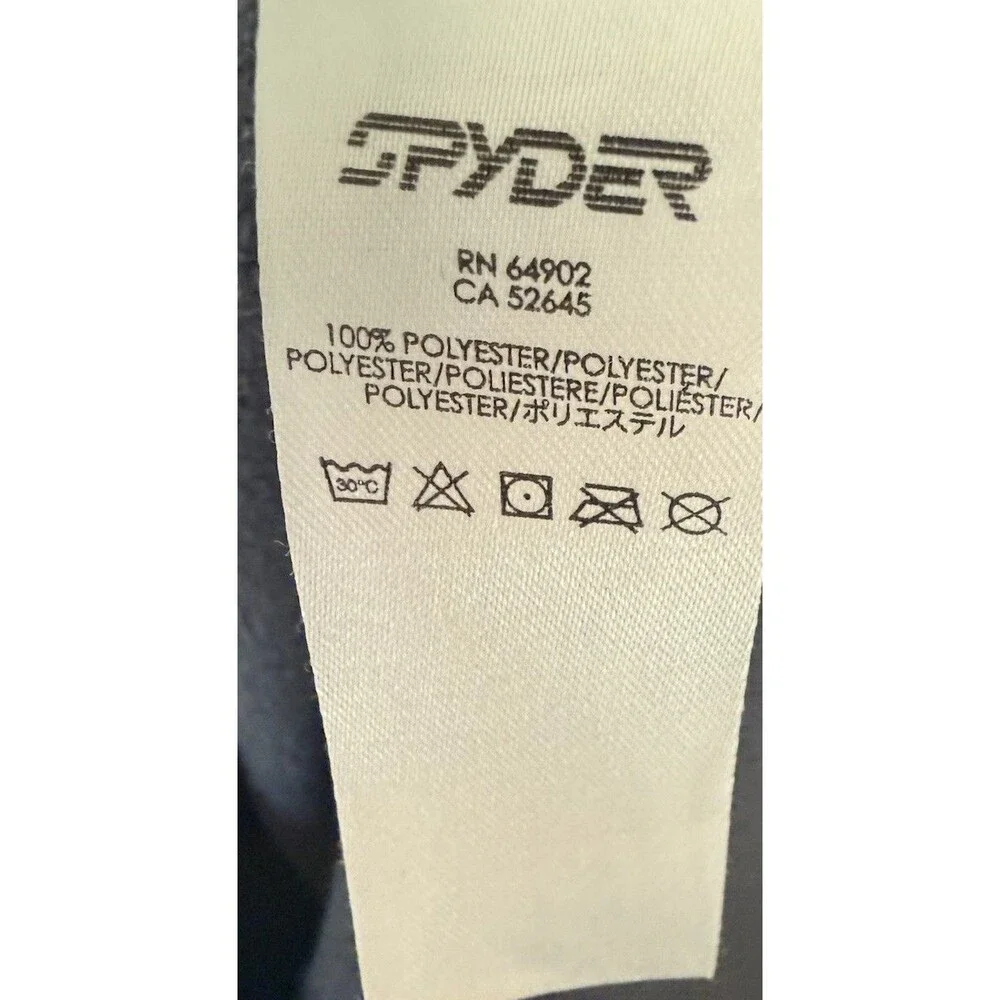 Spyder Gray Full Zip Sweater Softshell Jacket Men’s Size Medium